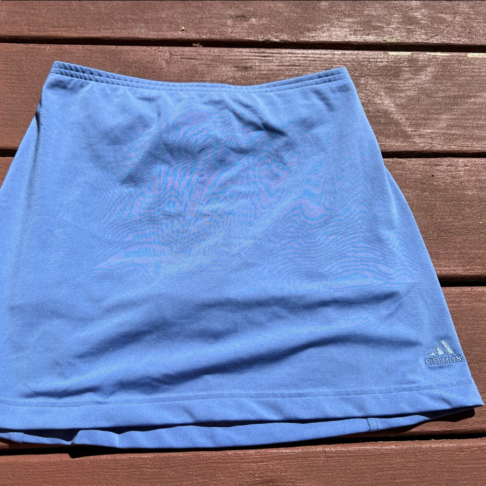 Adidas periwinkle skirt with built in shorts. Kids XL. fits adult s/m